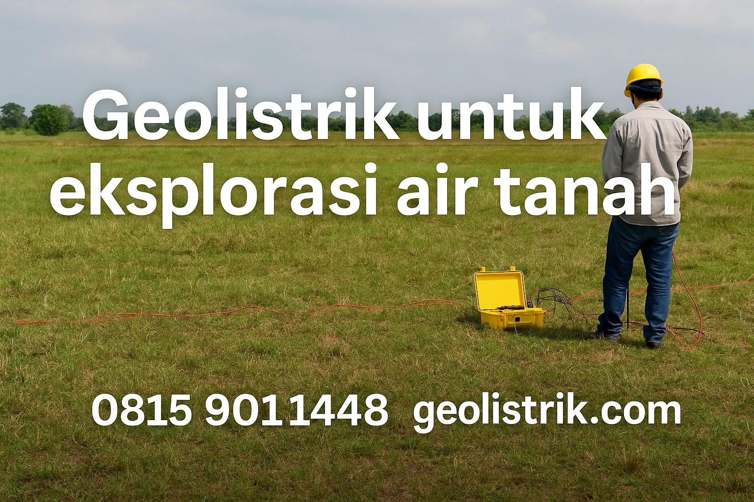 Geolistrik untuk Eksplorasi Air Tanah